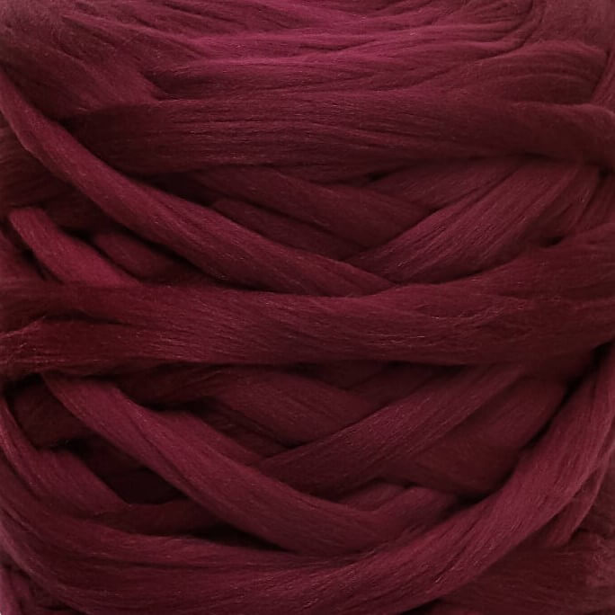 Burgundy - Merino Combed Top