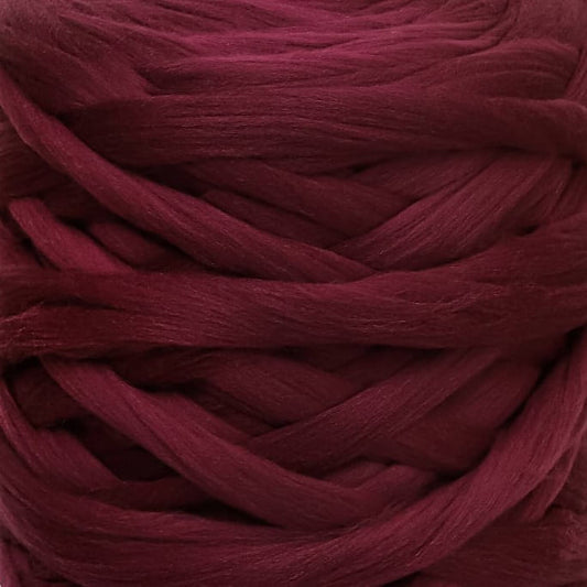 Burgundy - Merino Combed Top