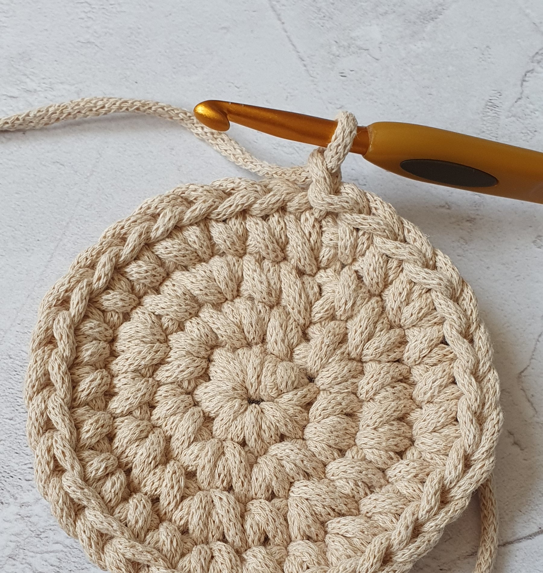 crochet in progress