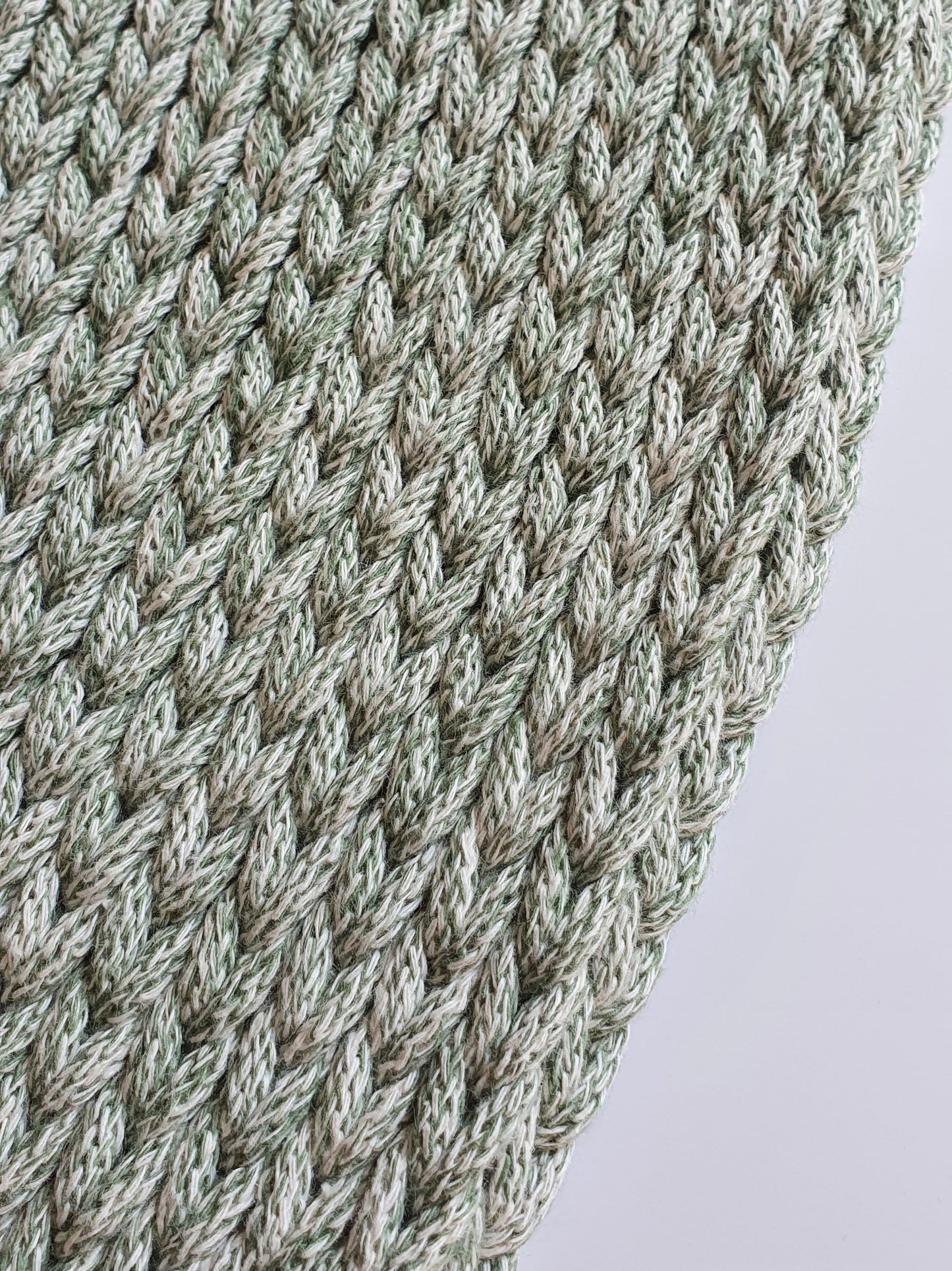 Crochet Rustic Round Rug