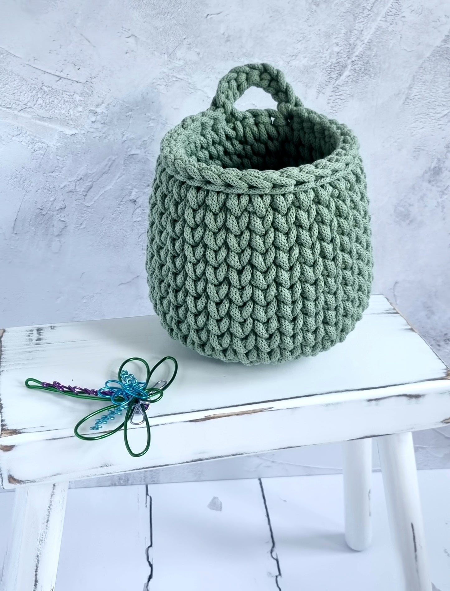crochet basket