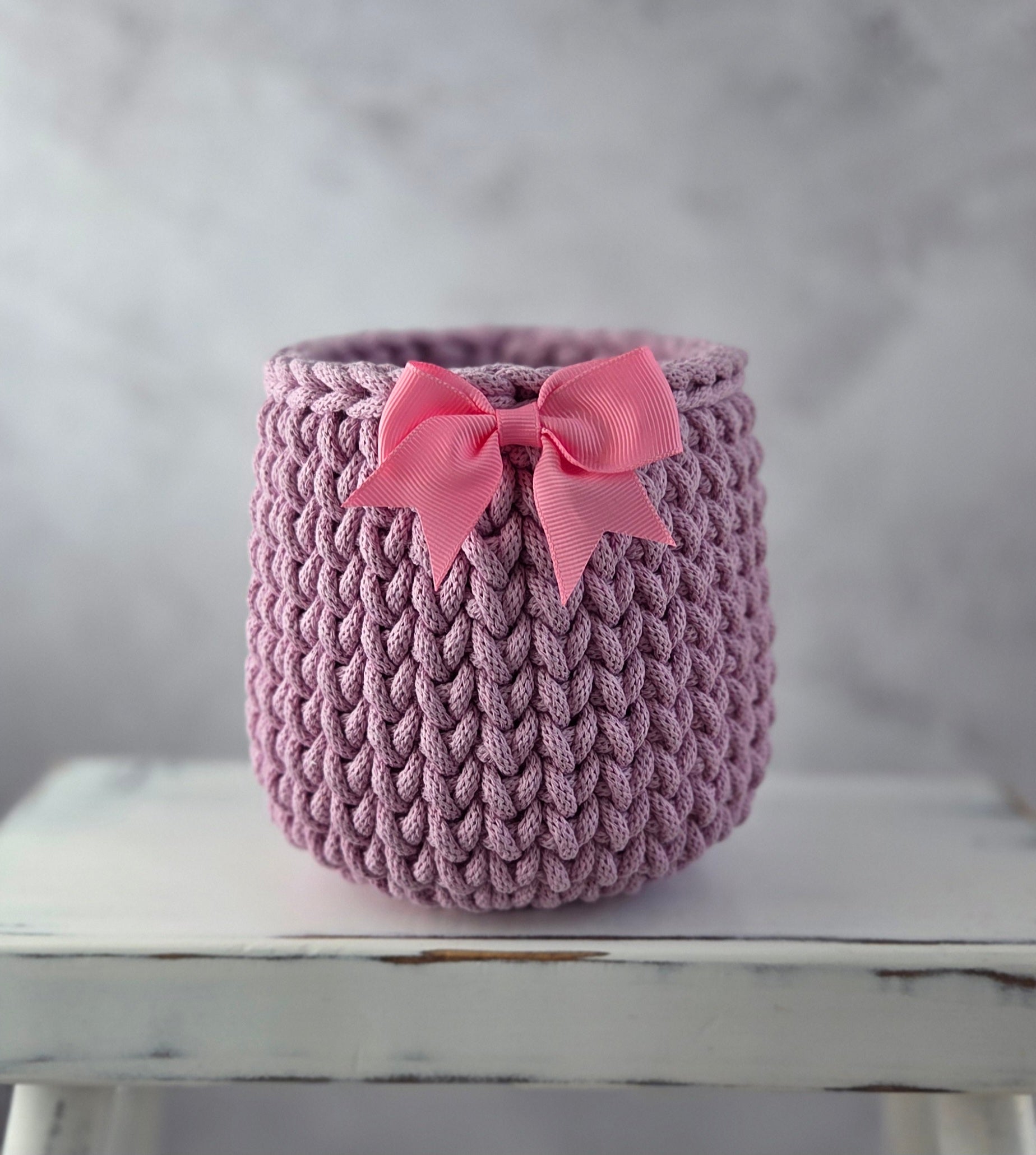 crochet basket