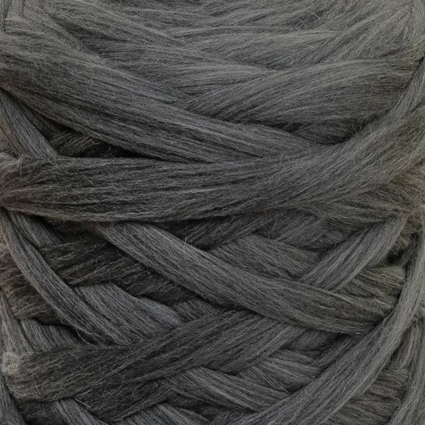 Dark Grey Melange - Merino Combed Top
