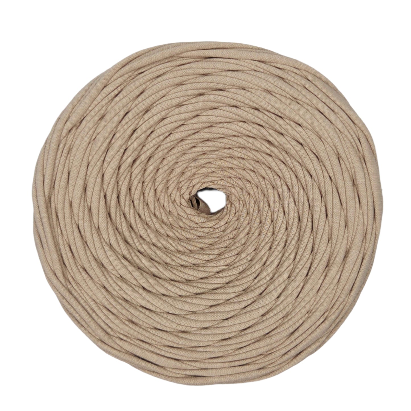 premium cotton t shirt yarn in cappuccino colour