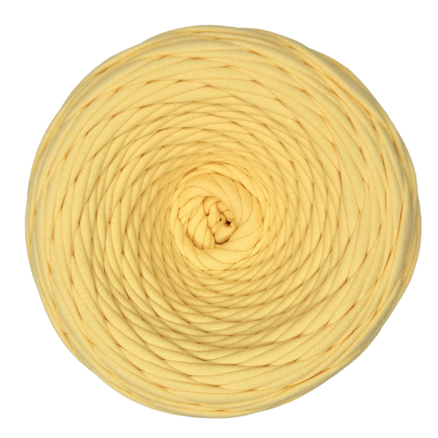 premium cotton t shirt yarn in cream yellow colour