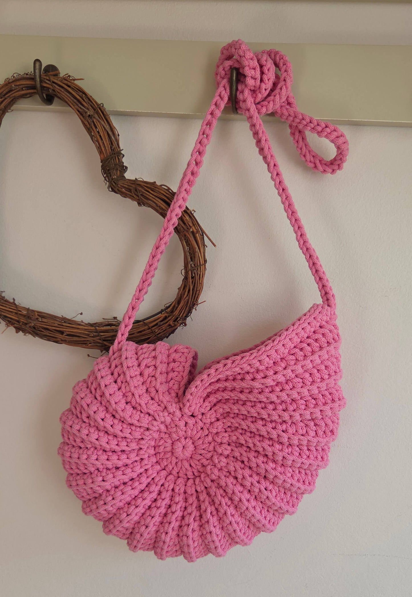 Crochet Ammonite bag