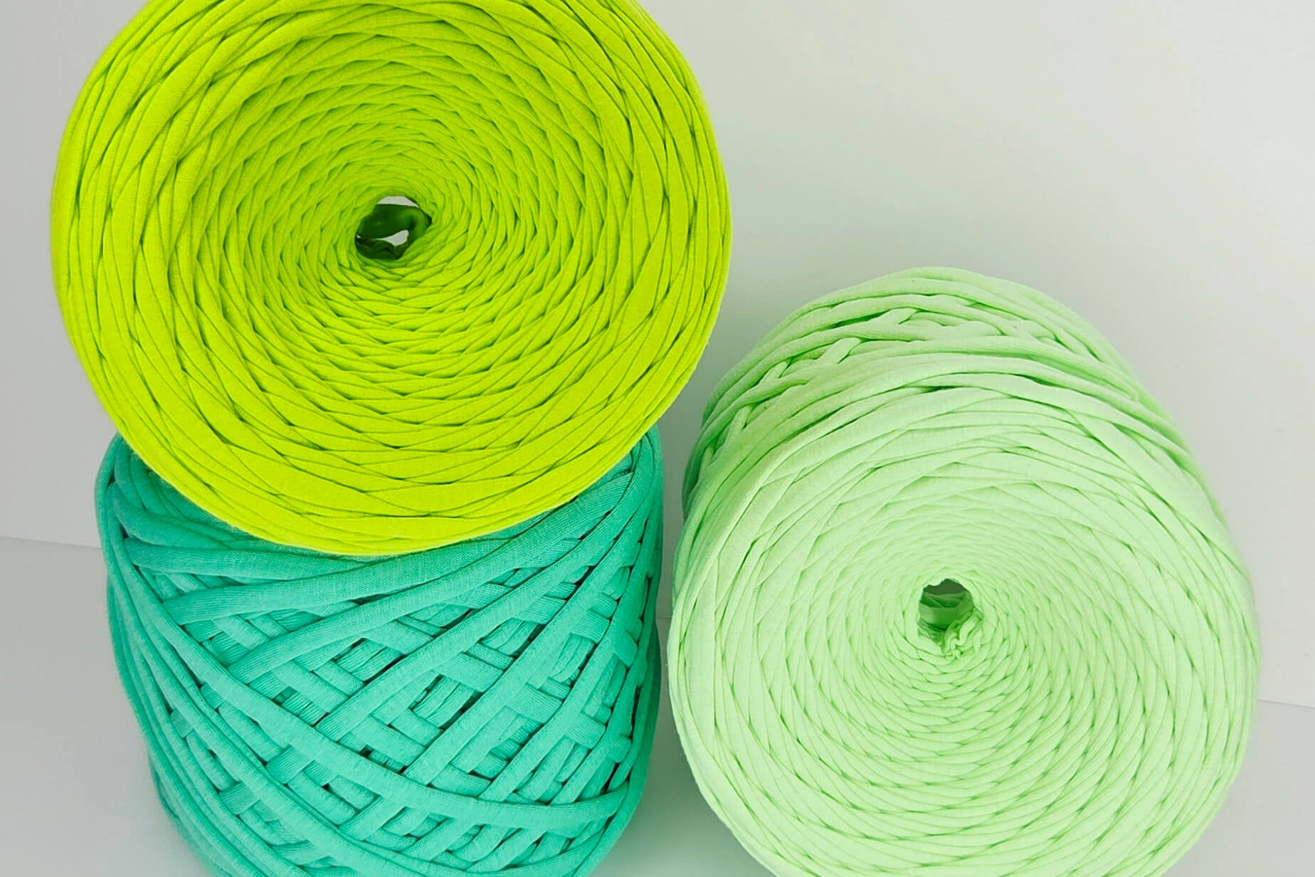 t-shirt cords in bright and bold colours - over 40 colours in the range