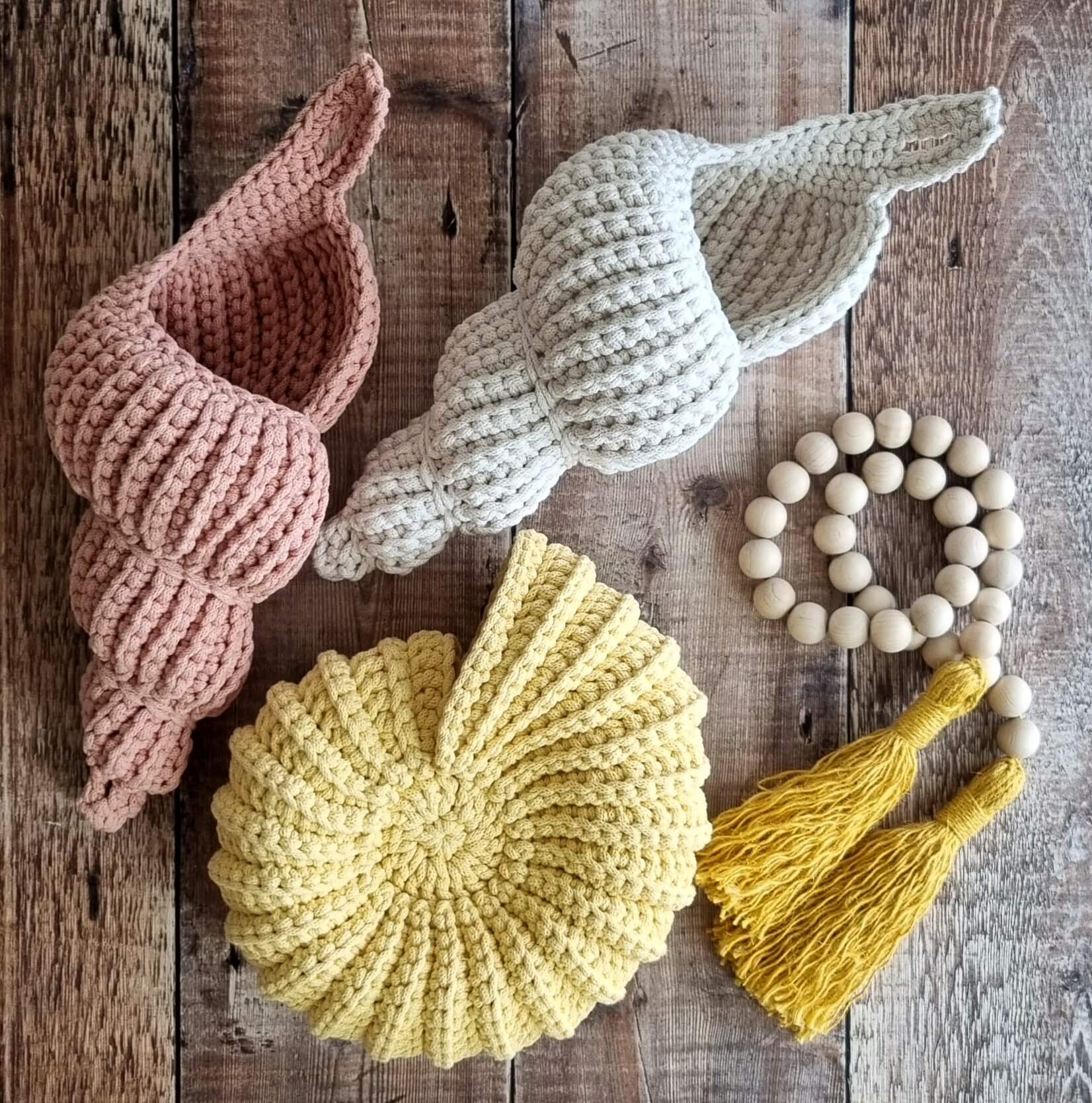 get inspired - how about crochet shells?