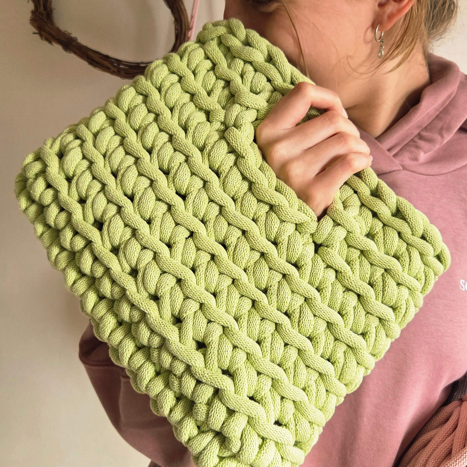 get inspired to craft something - a crochet purse