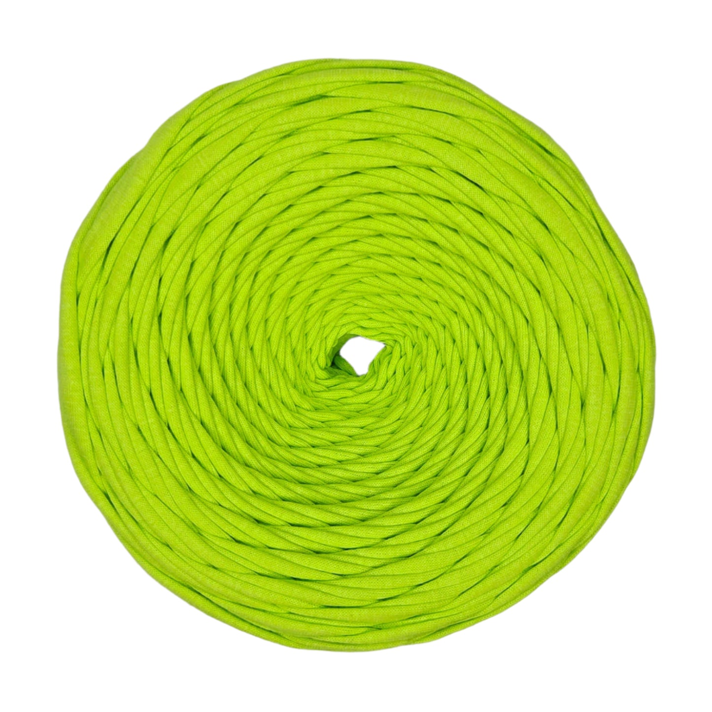 premium cotton t shirt yarn in lime colour