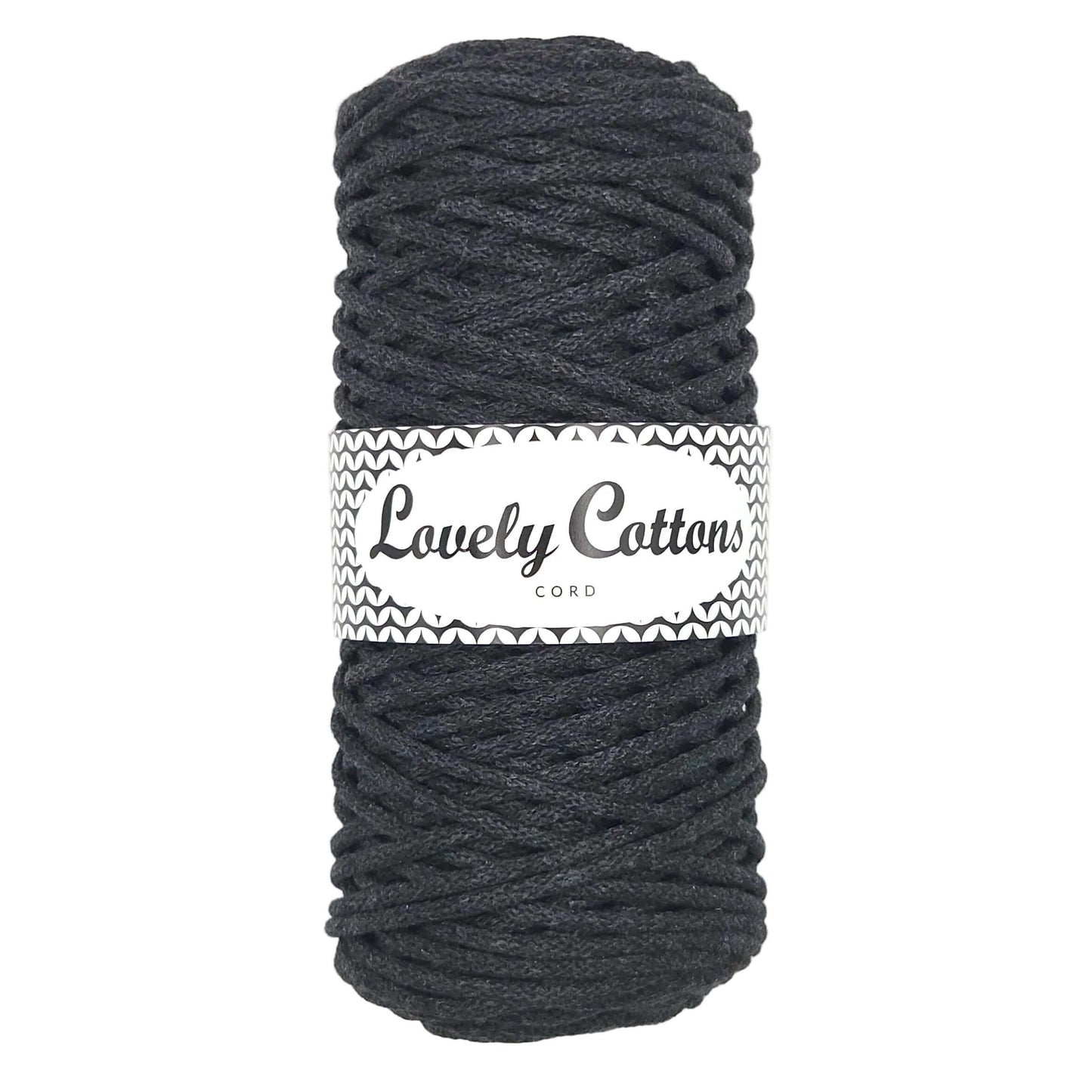 lovely cottons braided 3mm cord