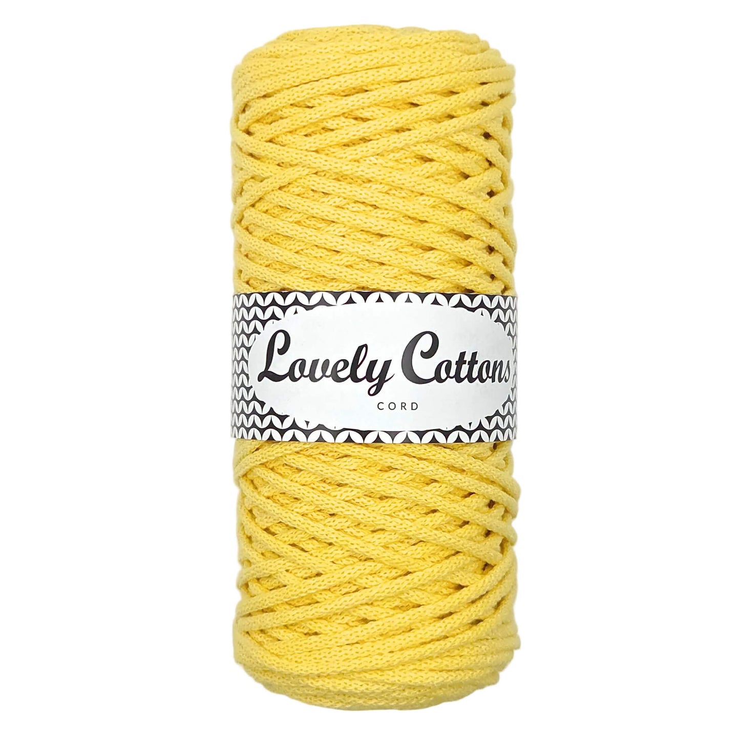 Recycled Cotton Braided 3mm Cord