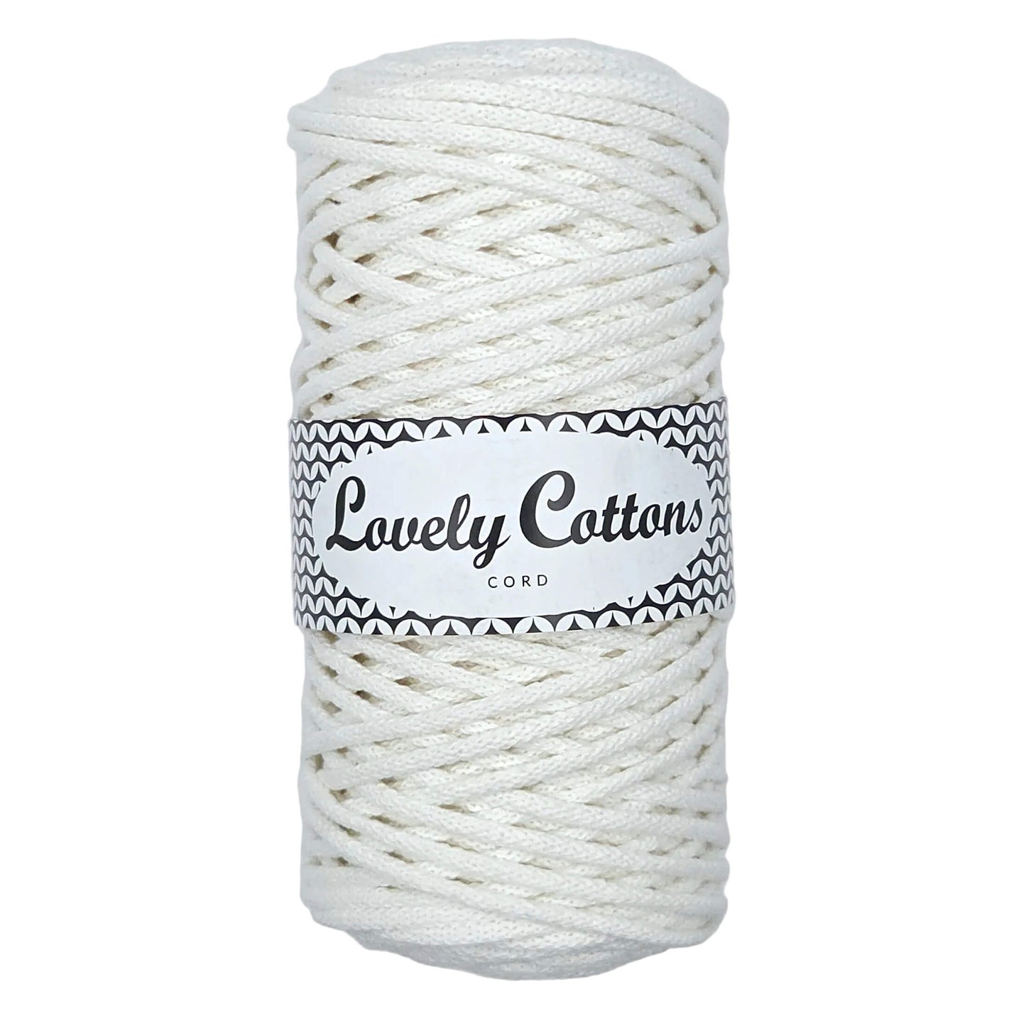 lovely cottons braided 3mm cord