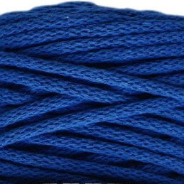 lovely cottons 5mm braided cord cobalt blue