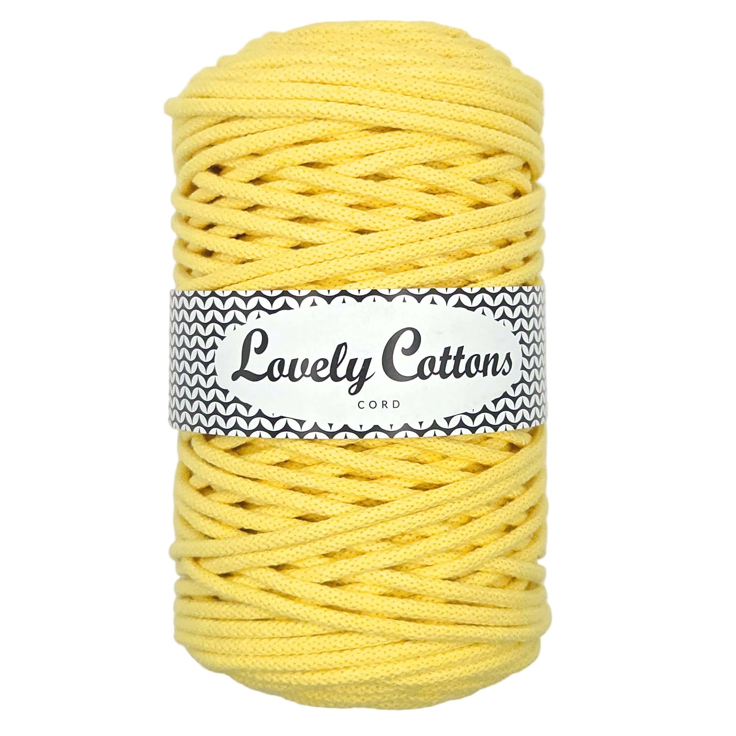 lovely cottons braided 5mm cord