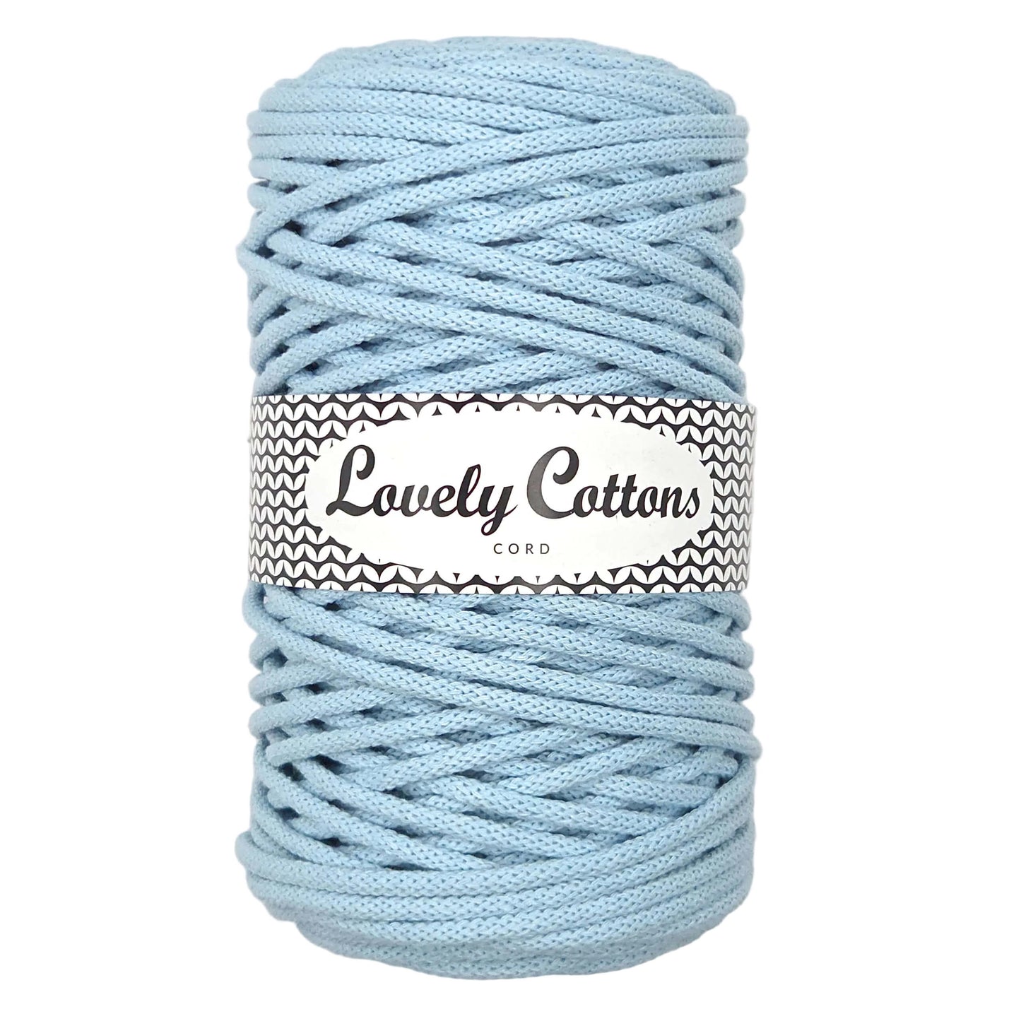 lovely cottons braided 5mm cord