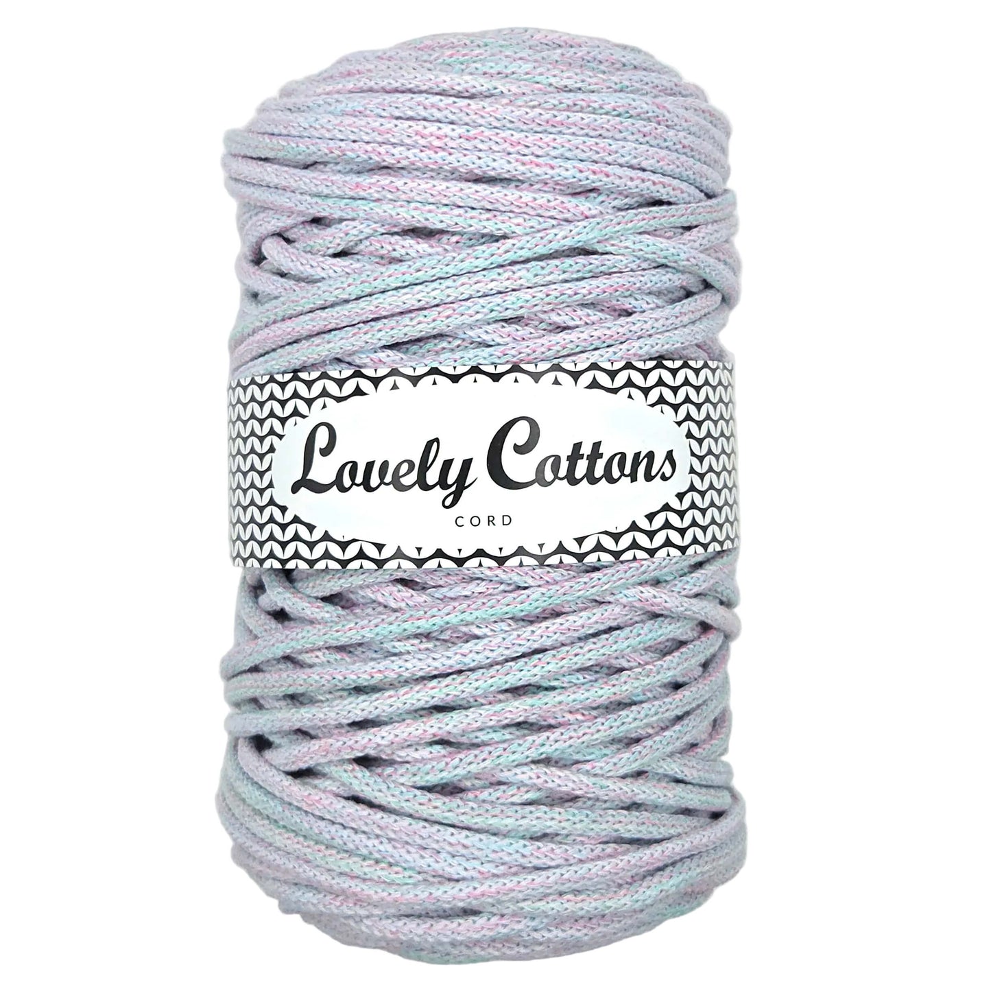 lovely cottons 5mm braided cord
