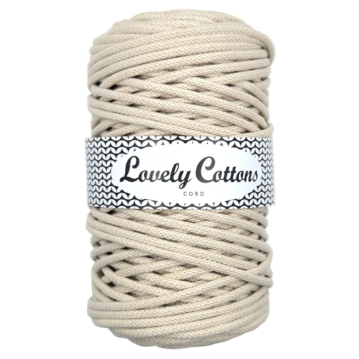 lovely cottons braided 5mm cord