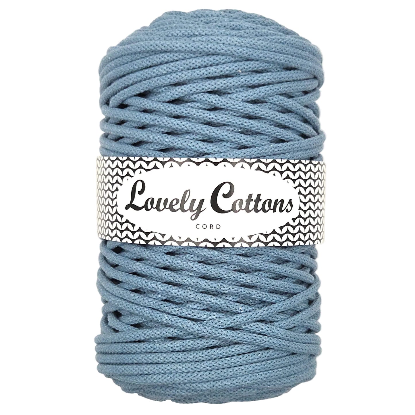 lovely cottons braided 5mm cord