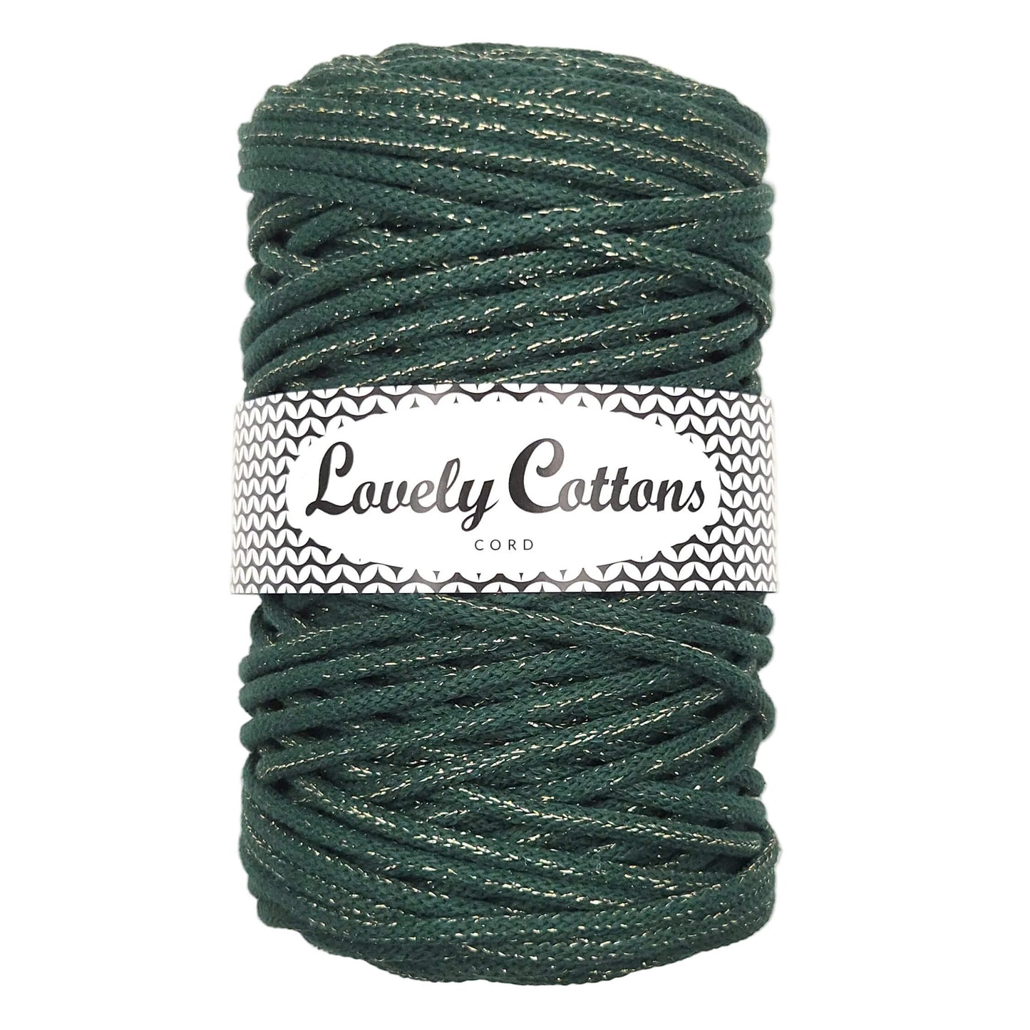 lovely cottons braided 5mm cord