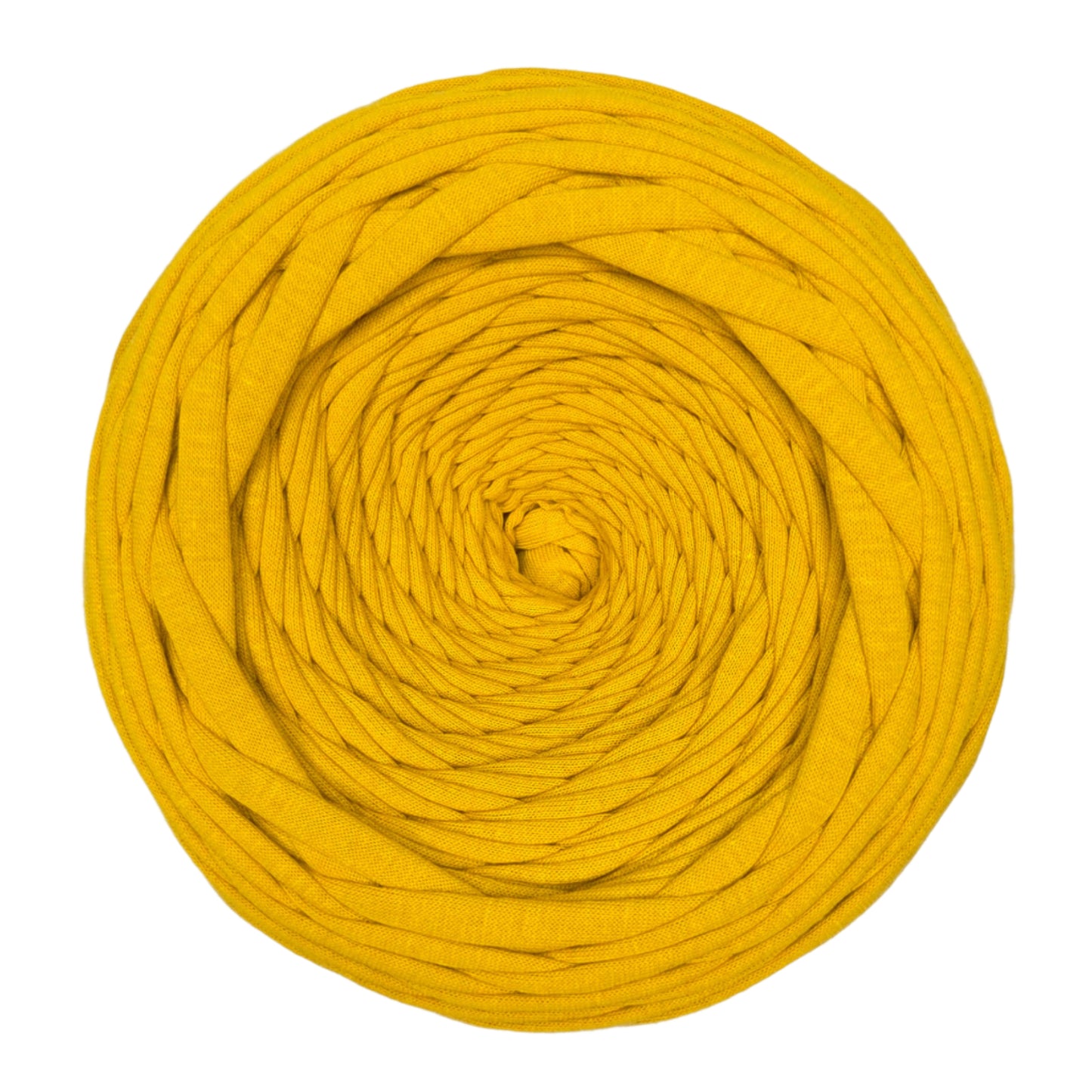 premium cotton t-shirt yarn in mustard colour