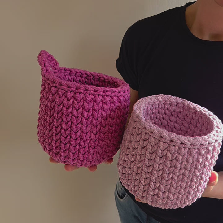 crochet baskets