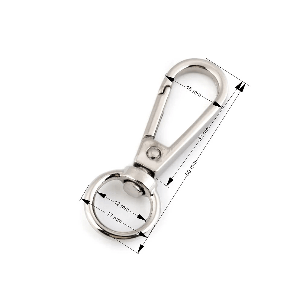 Metal Swivel Clasp 12 mm