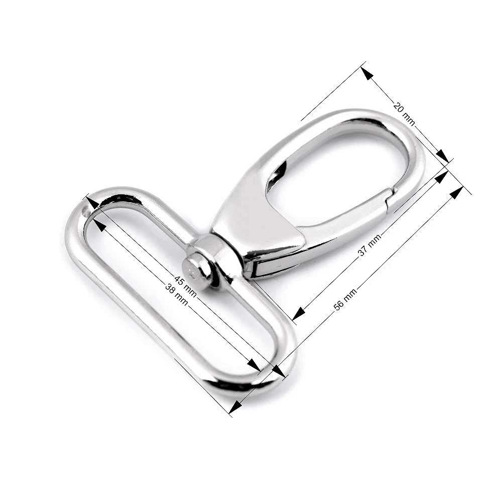 Metal Swivel Clasp 38 mm