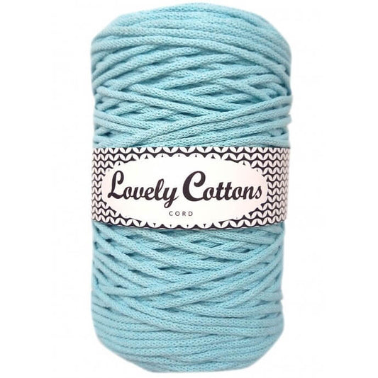 lovely cottons braided 3mm celeste
