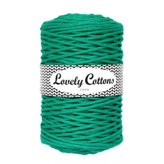 Recycled Cotton Braided 3mm Cord lagoon