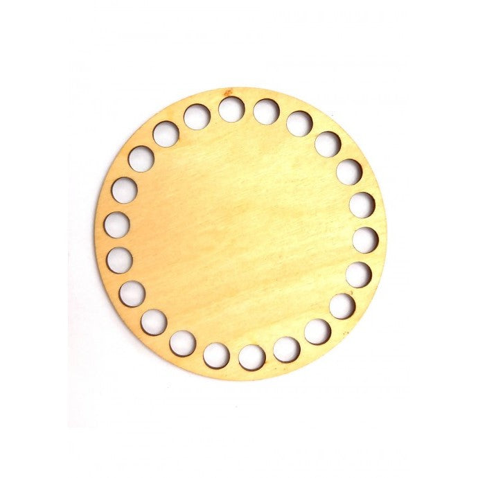 plywood crochet base circle 10cm