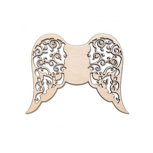 plywood macrame angel wings
