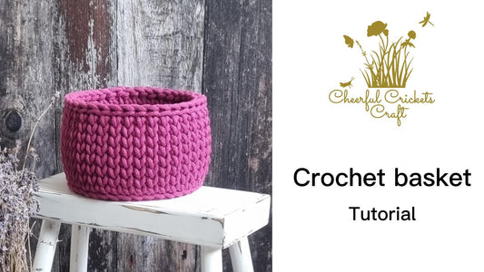 Tutorial: Crochet basket