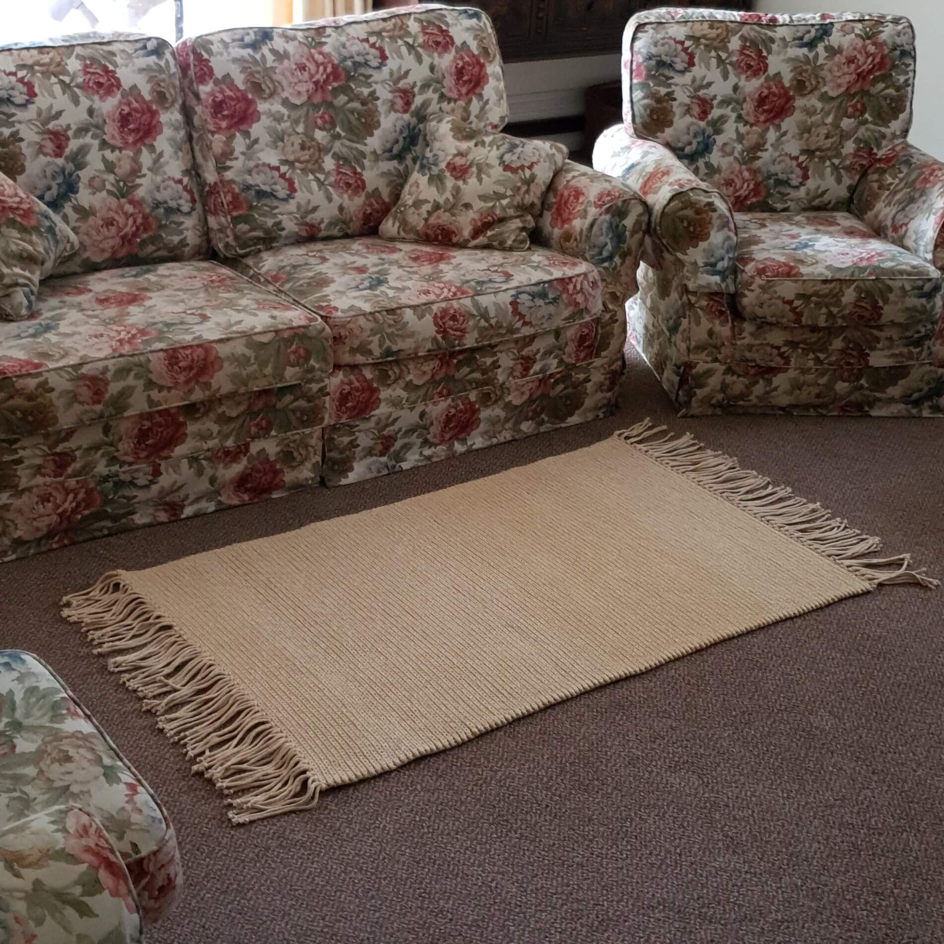 Crochet Rustic Runner Rug