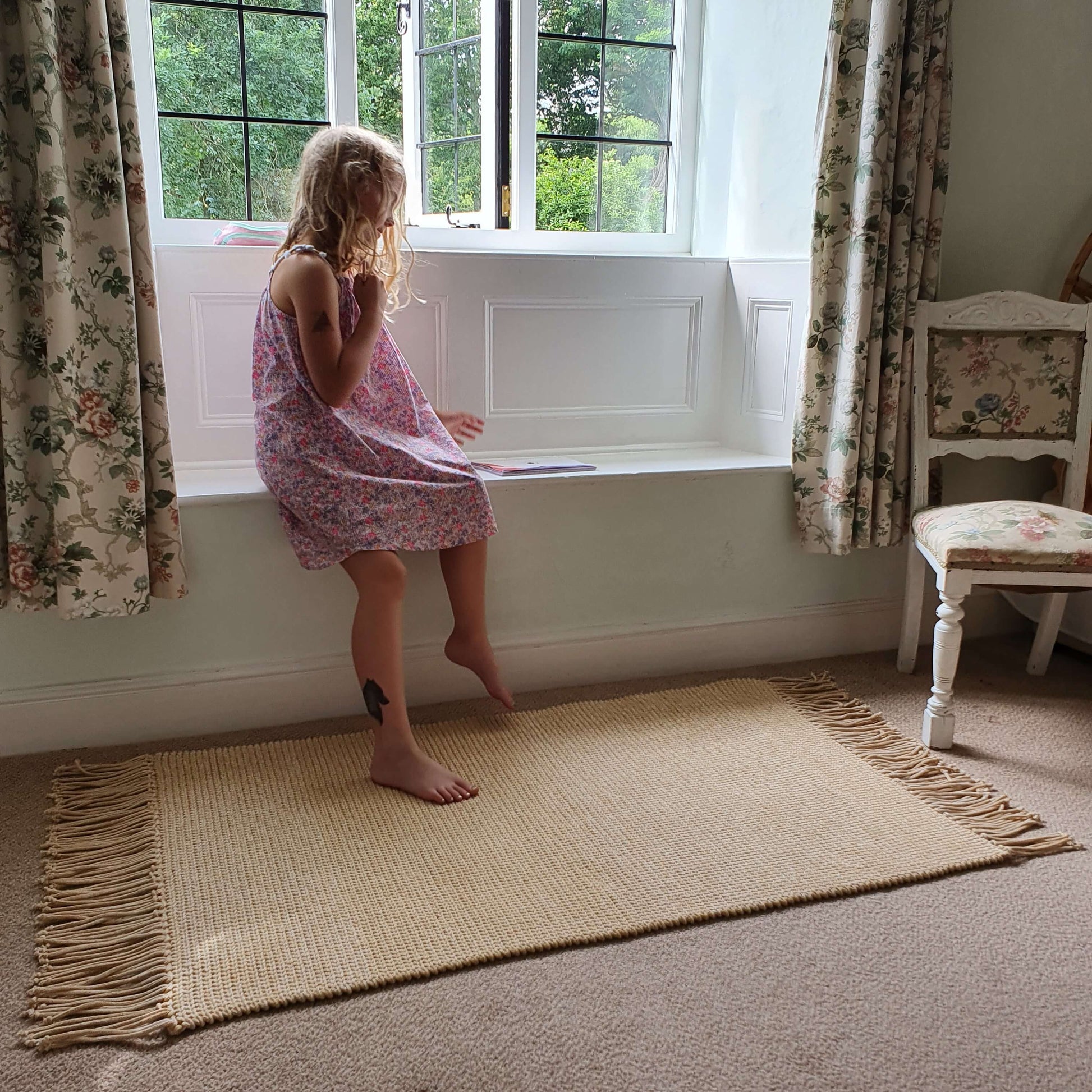 Crochet Rustic Runner Rug