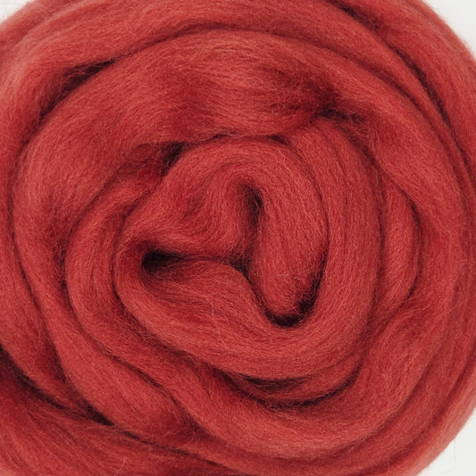 Dark Coral - Merino Combed Top