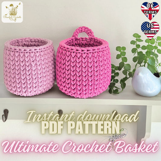 crochet baskets