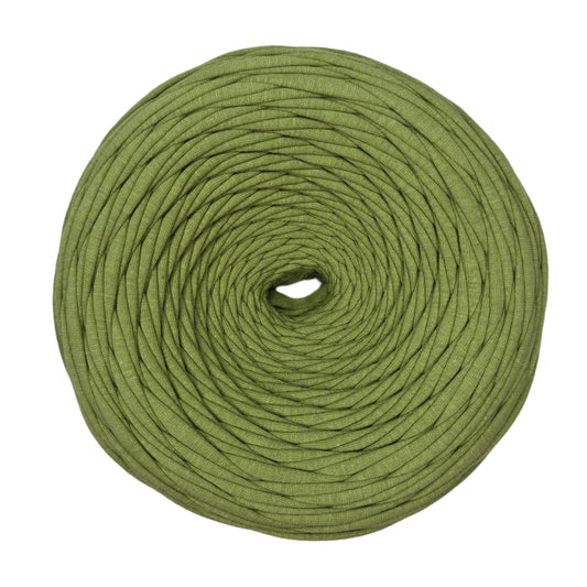 premium cotton t-shirt yarn in avocado colour
