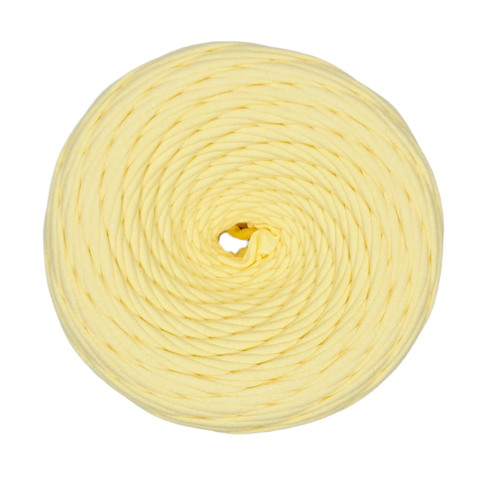 premium cotton t shirt yarn in banana yellow colour