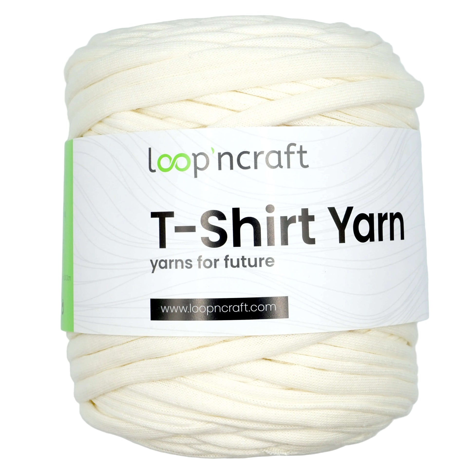 recycled cotton t-shirt yarn spool