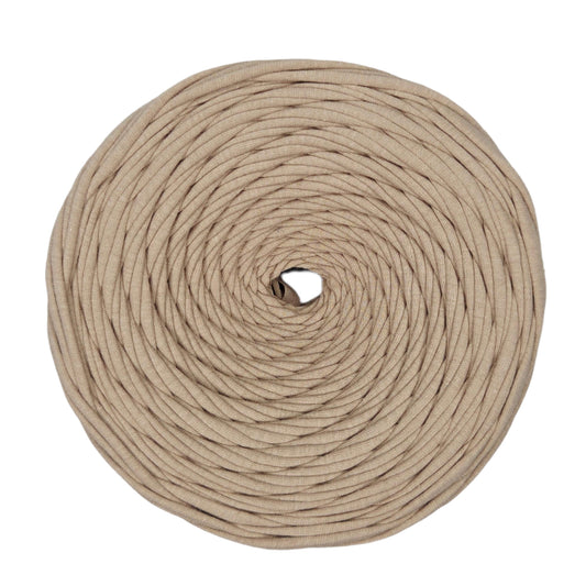 premium cotton t shirt yarn in cappuccino colour