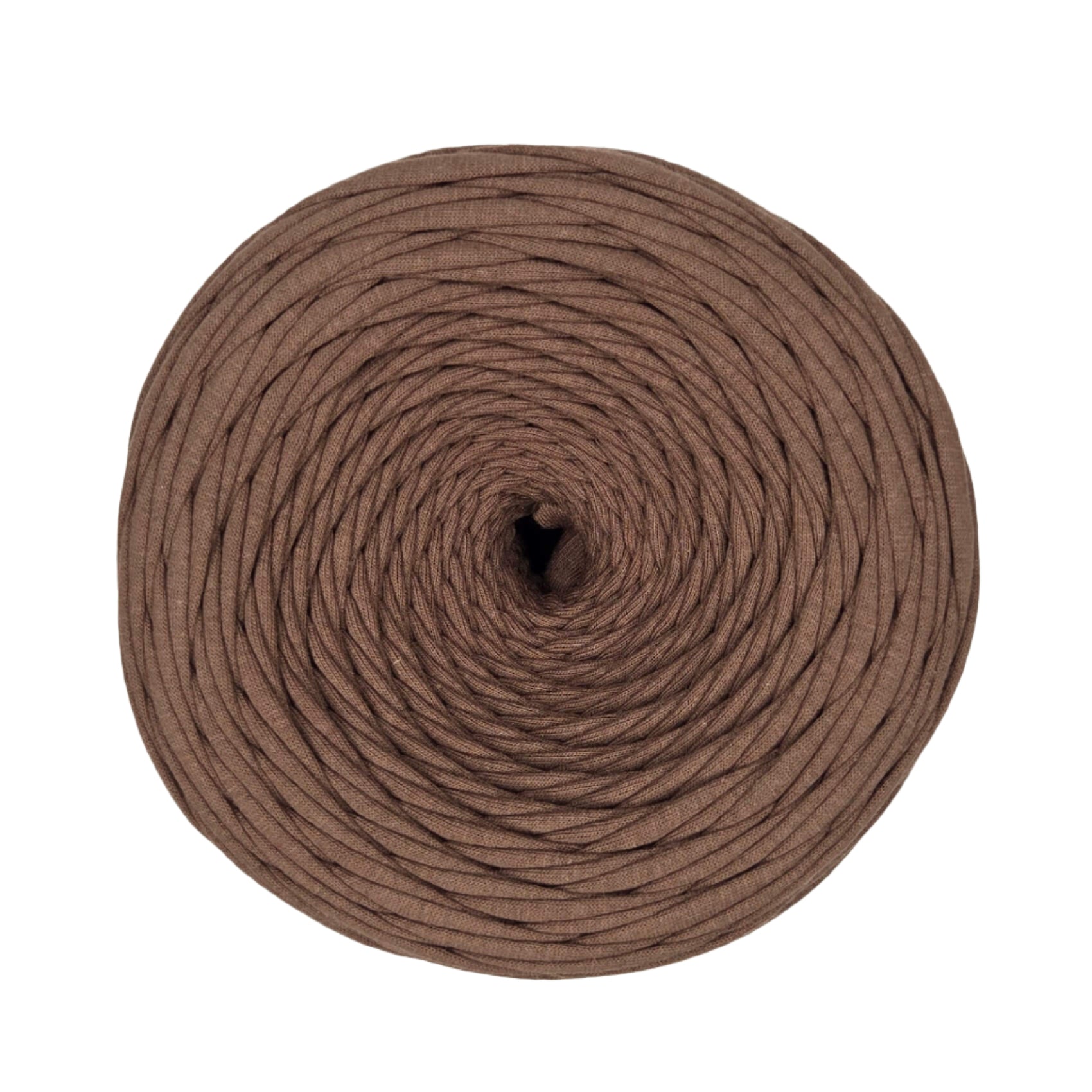 premium cotton t shirt yarn in chocolate colour