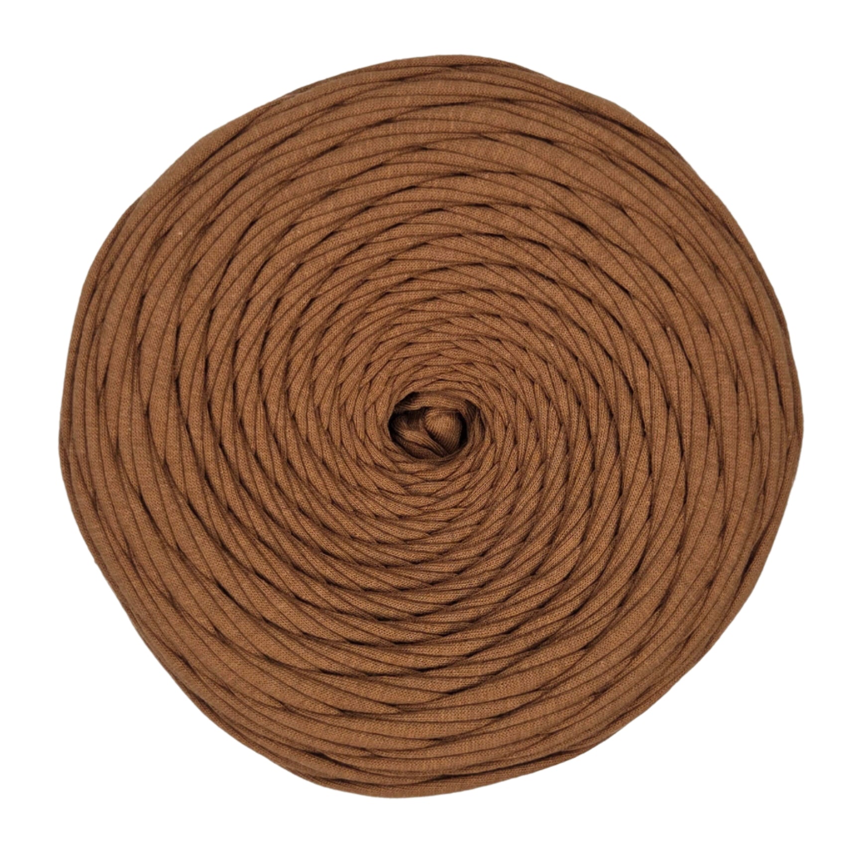 premium cotton t shirt yarn in cinnamon colour