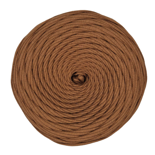 premium cotton t shirt yarn in cinnamon colour