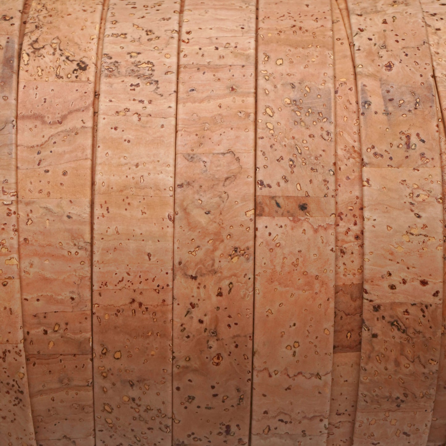 Close-up of a cork texture with natural variations
