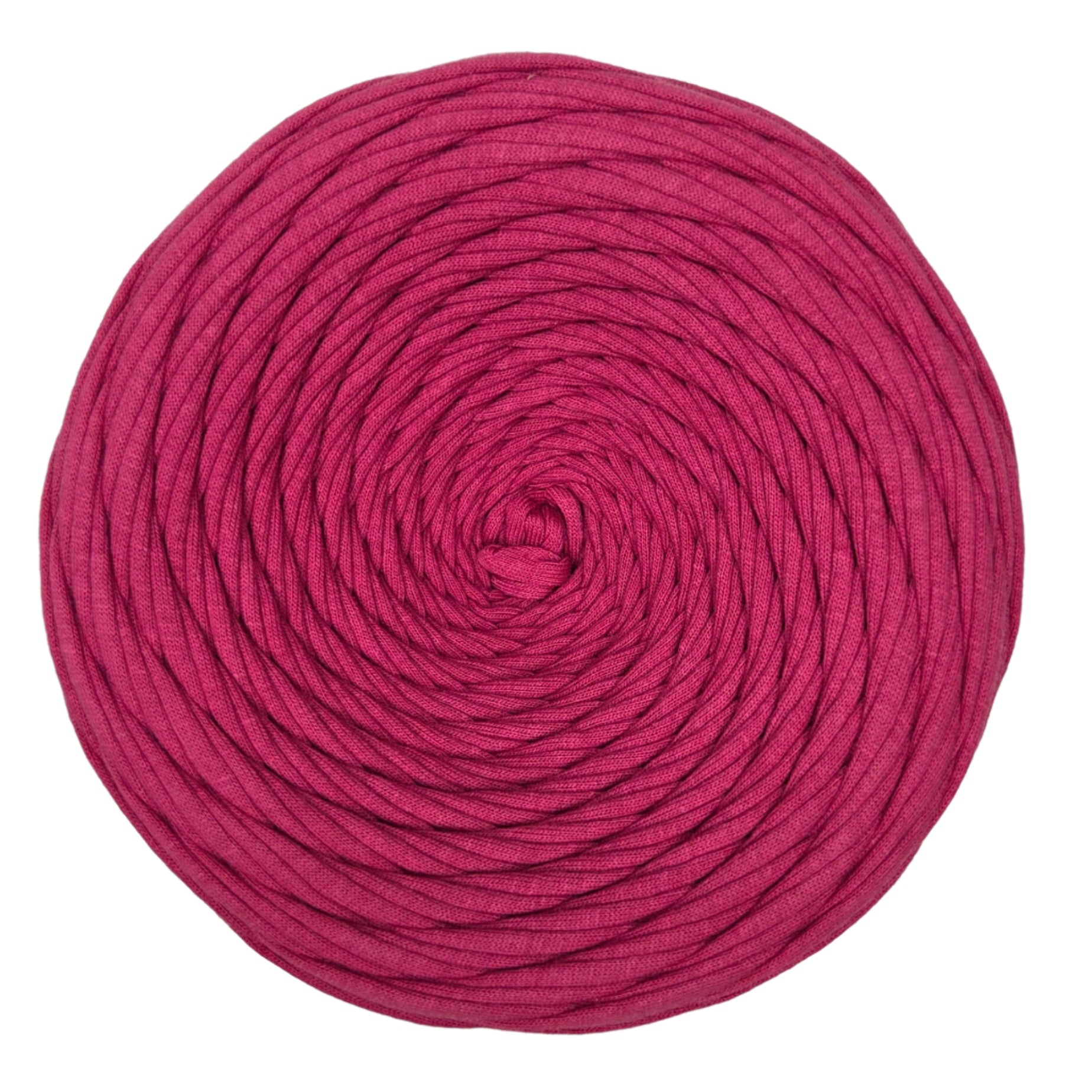 premium cotton t shirt yarn in fuchsia colour