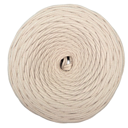 premium cotton t shirt yarn in ivory colour