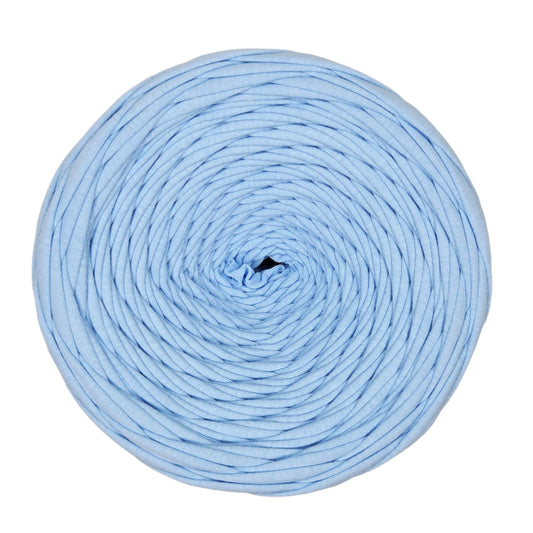 premium cotton t shirt yarn in light blue colour