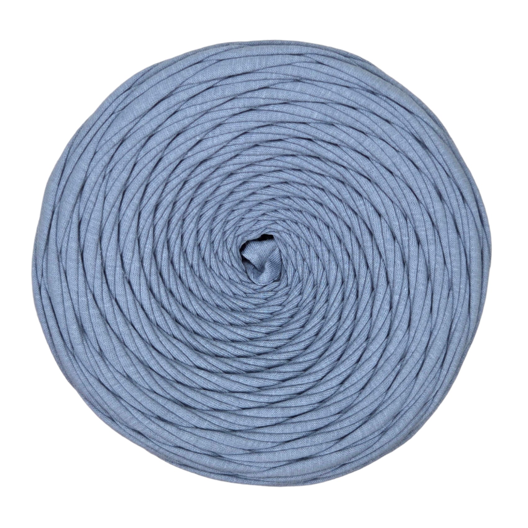 premium cotton t shirt yarn in light denim colour