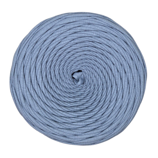 premium cotton t shirt yarn in light denim colour